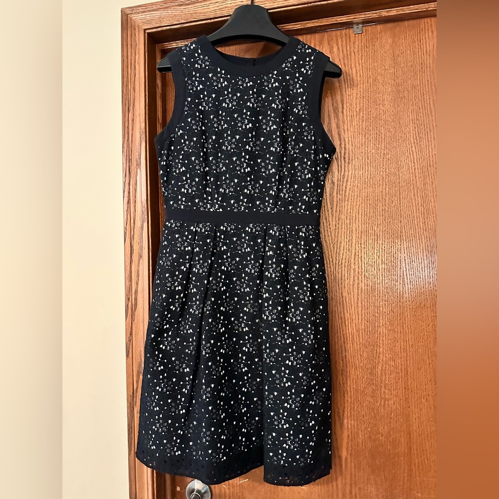 Black Eyelet Milly Dress